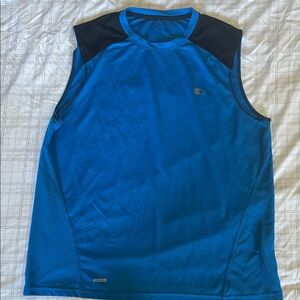 Starter Large Men's Blue Sleeveless Athletic Shirt